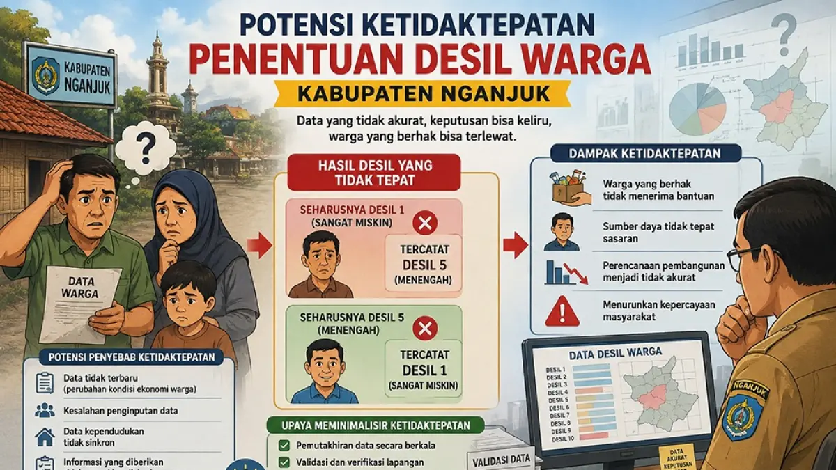 Walaupun BPS memformulasikan perhitungan desilnya, tapi kualitas data di lapangan juga tergantung masyarakat yang menjawab. (foto ilustrasi dari AI/jprk).