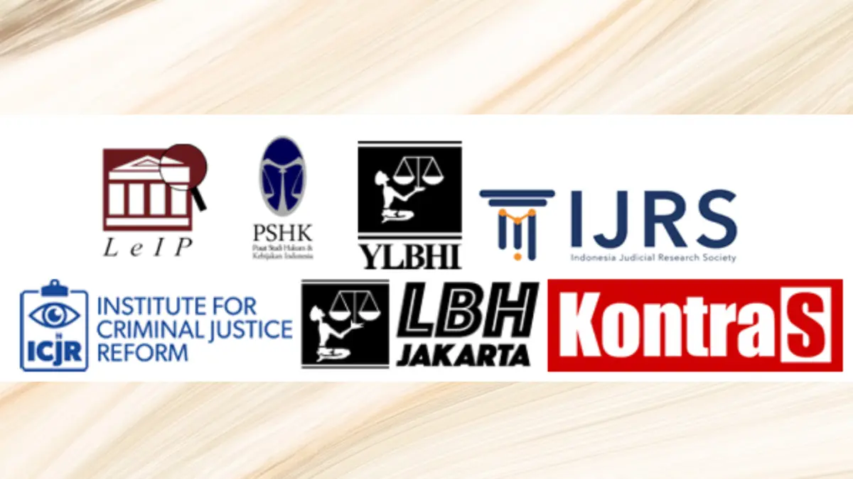 Logo koalisi masyarakat sipil yang menyoroti seleksi calon hakim agung.