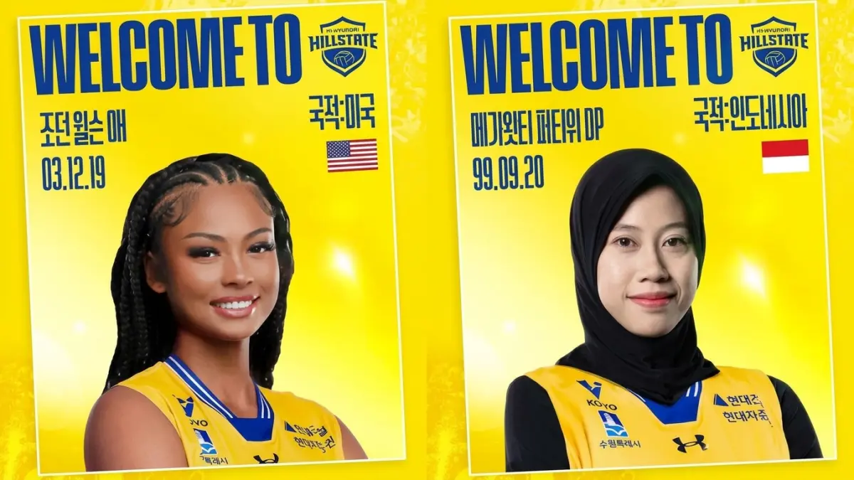 Jordan Wilson dan Megawati Hangestri