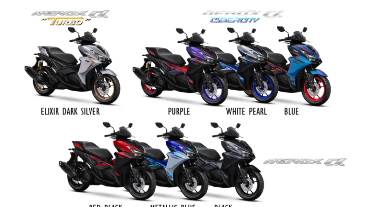 Warna yanaha aerox alpha