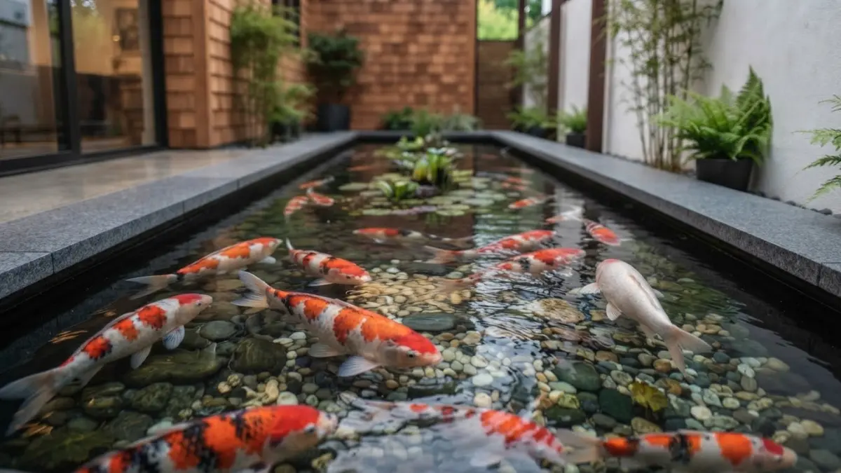 kolam ikan koi