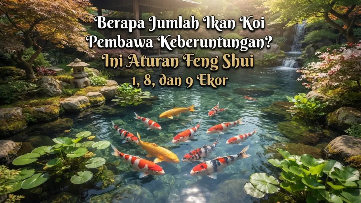 Jumlah ikan koi pembawa keberuntungan
