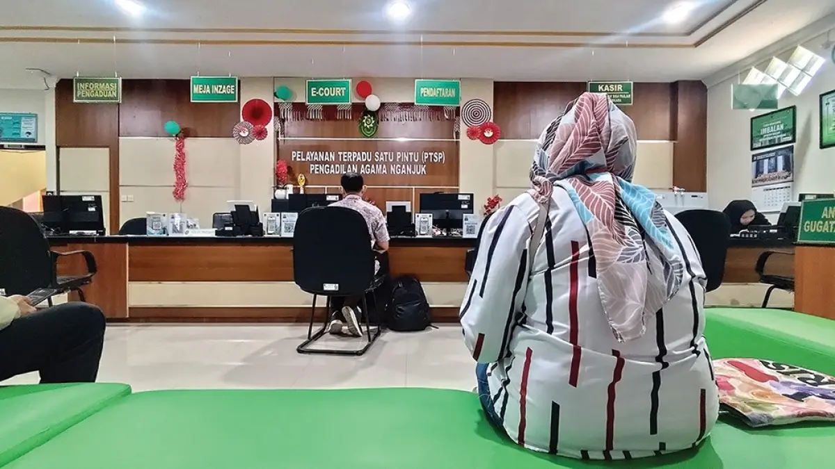 GUGAT CERAI: Lima istri mengajukan permohonan gugat cerai karena suami masuk penjara di tahun ini. (novanda nirwana/jprk).