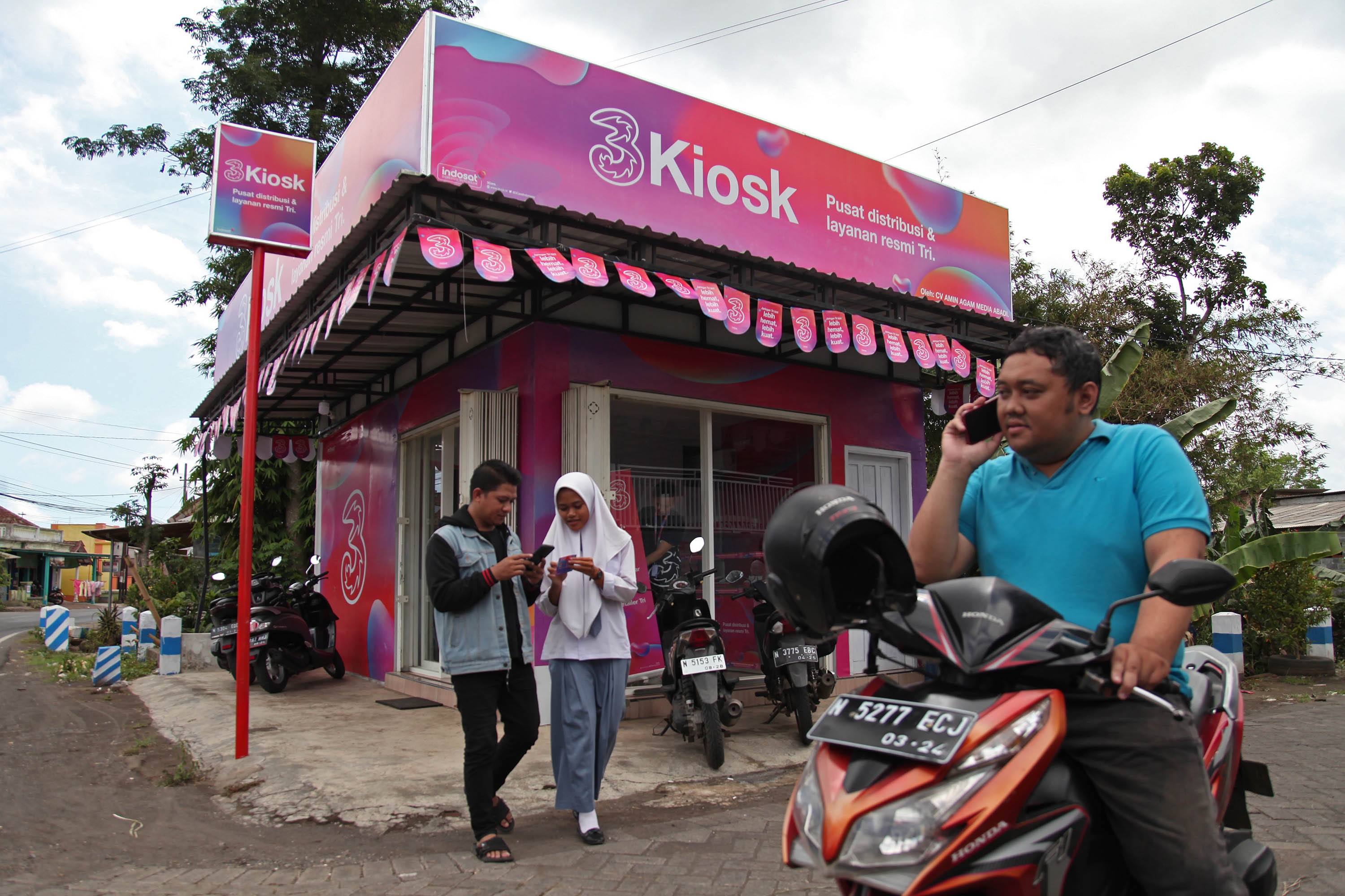 EKSPANSI: 3Kiosk di Kabupaten Malang, Jawa Timur, yang bisa dimanfaatkan warga untuk mendapatkan layanan informasi maupun pembelian produk.