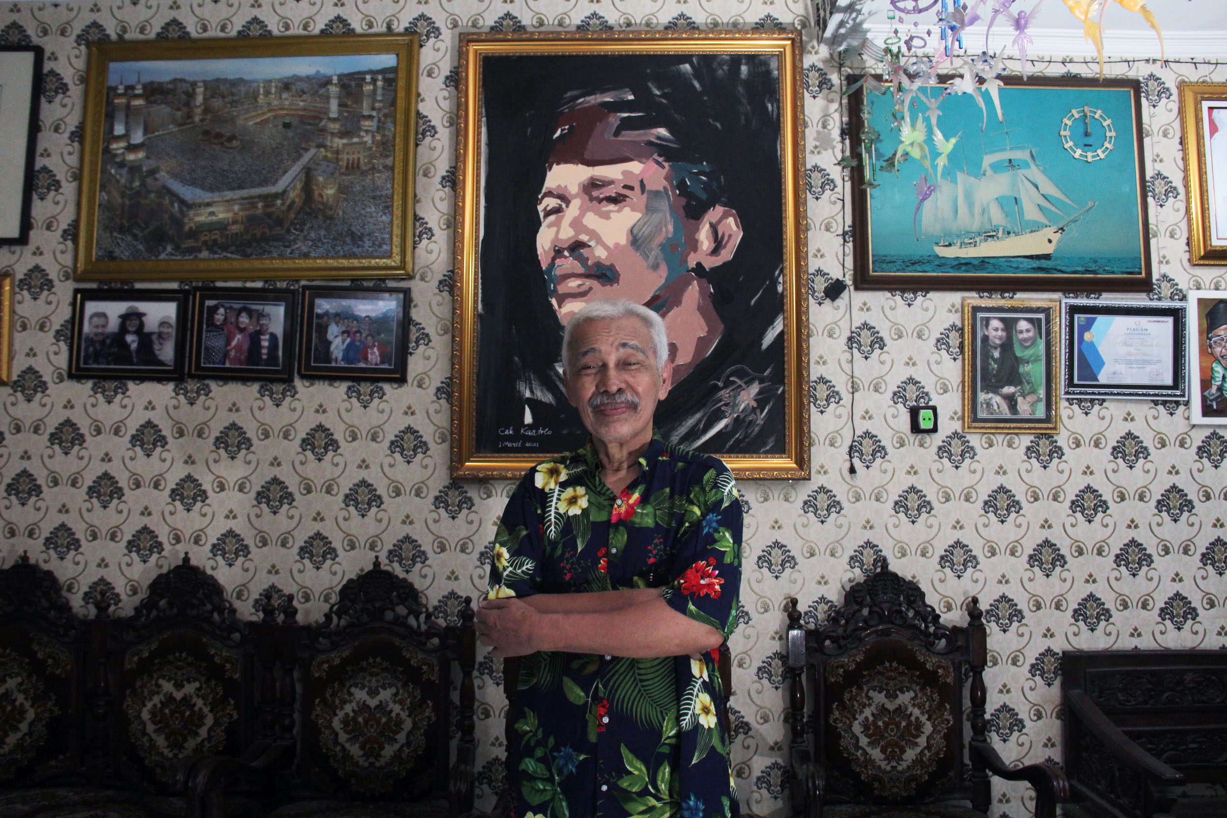 LEGEND: Cak Kartolo pelestari kesenian ludruk asli Surabaya yang merupakan budaya