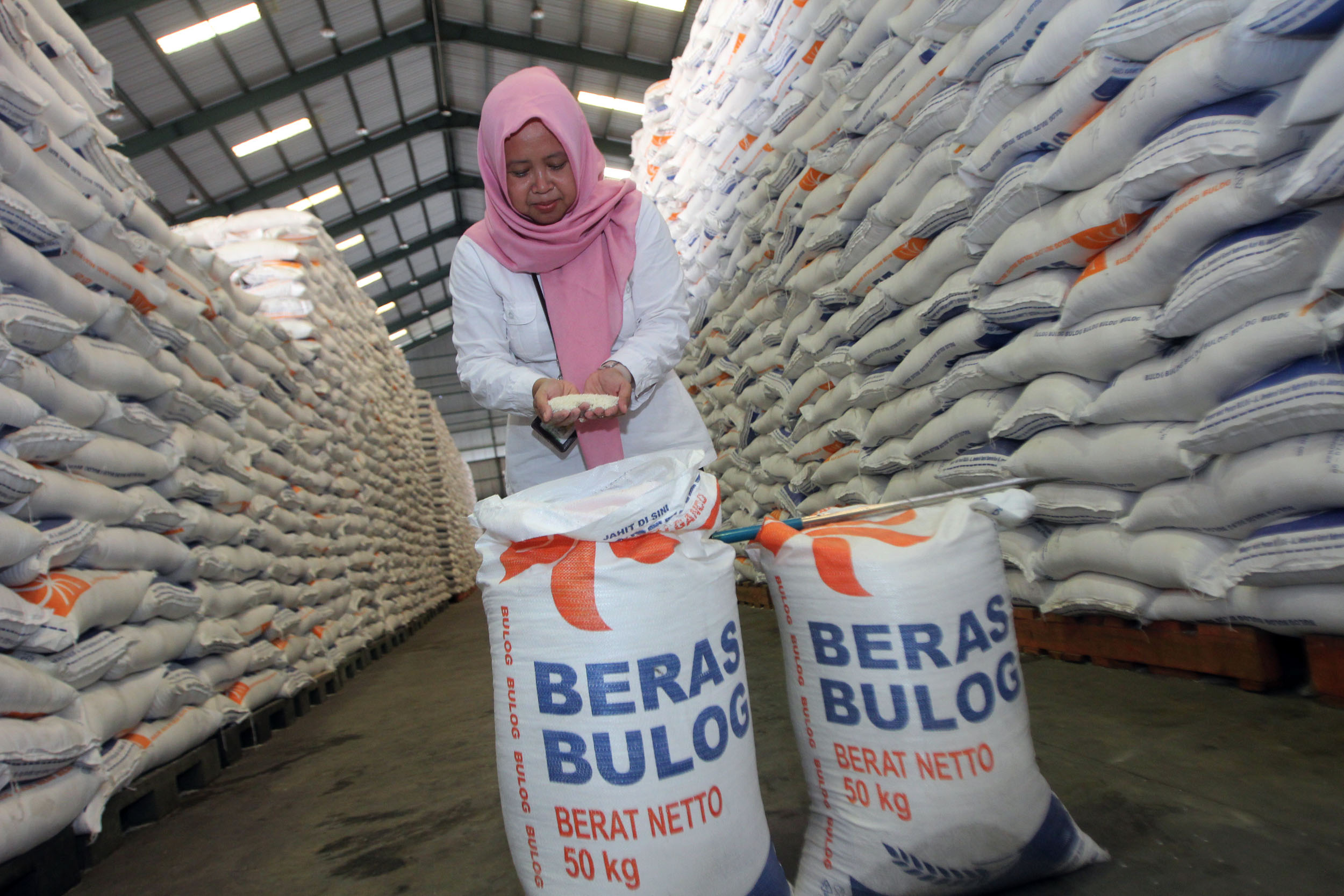 HARGA MASIH TINGGI: Guna menstabilkan harga beras butuh kebijakan yang tepat agar efektif.