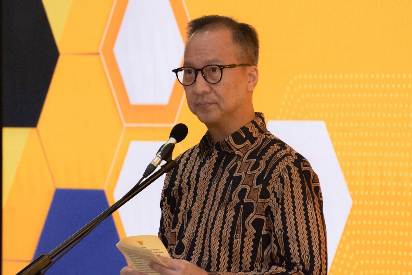 Menteri Perindustrian Agus Gumiwang Kartasasmita.