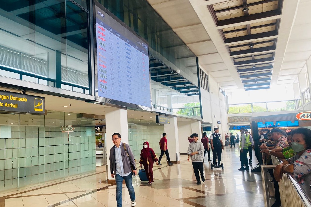 HIGH SEASON: Libur panjang akhir pekan Isra Mikraj dan cuti Bersama Imlek 2024 mendorong pergerakan penumpang pesawat.