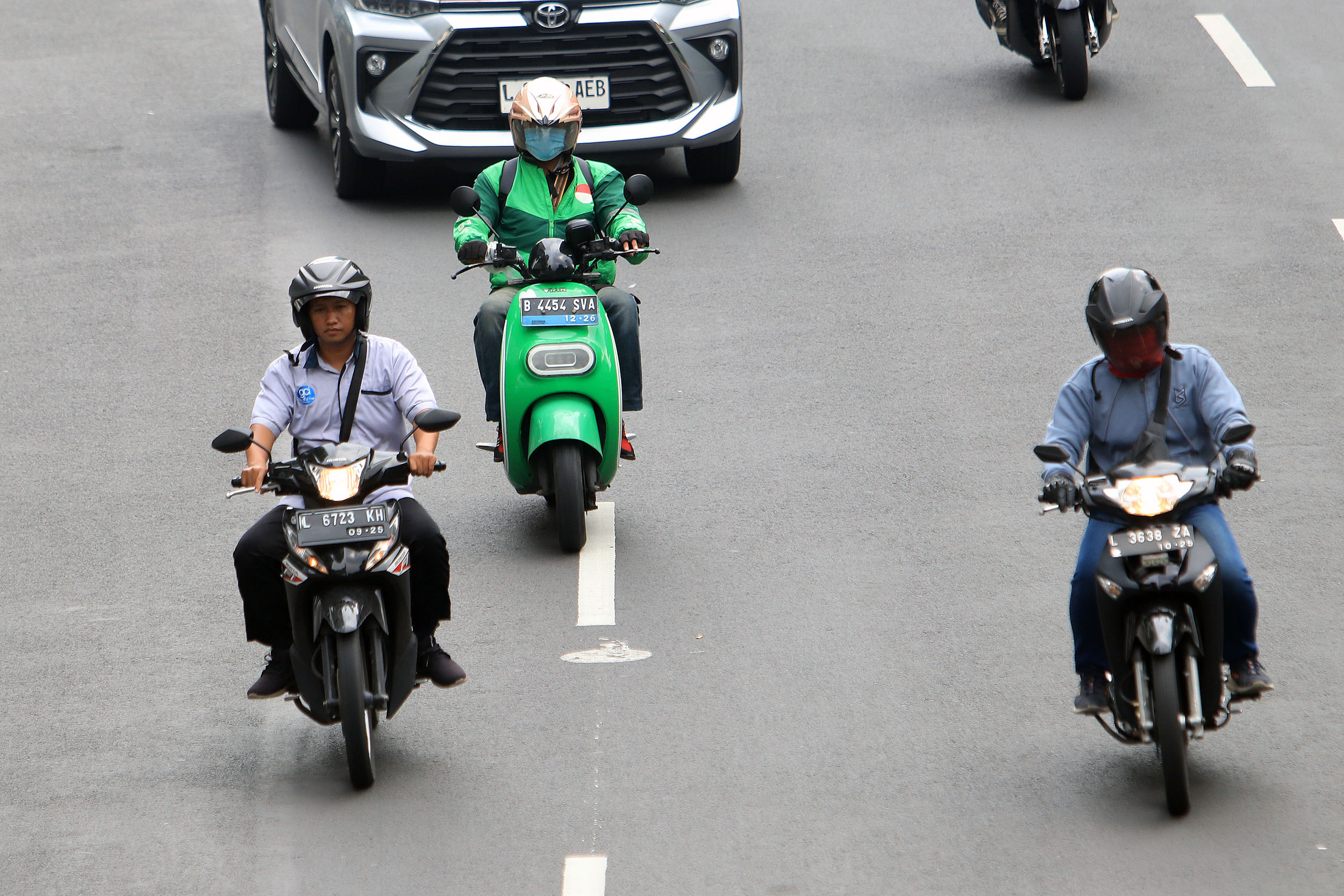 RAMAH LINGKUNGAN: Jumlah pengguna sepeda motor listrik di Indonesia sepanjang 2019-2023 mencapai 83 ribu unit.