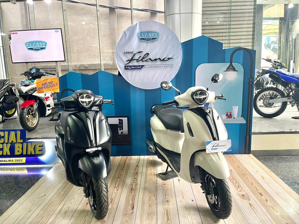 STYLISH: Filano menjadi skuter matic Classy Yamaha yang banyak peminatnya.