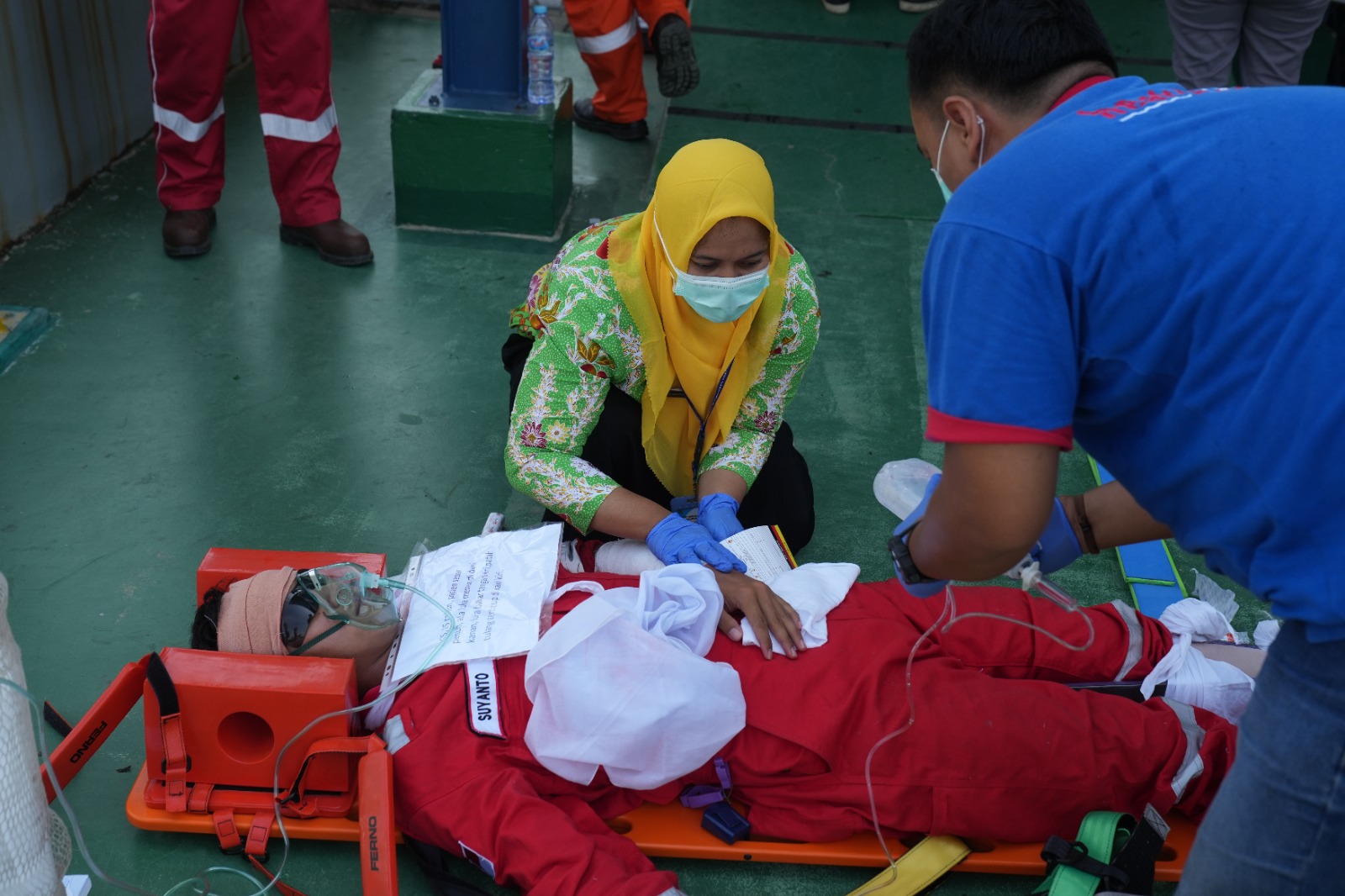 Latihan ini dirancang sebagai simulasi darurat untuk menguji kesiapan tim tanggap darurat dalam menangani isu atau insiden yang mungkin terjadi.