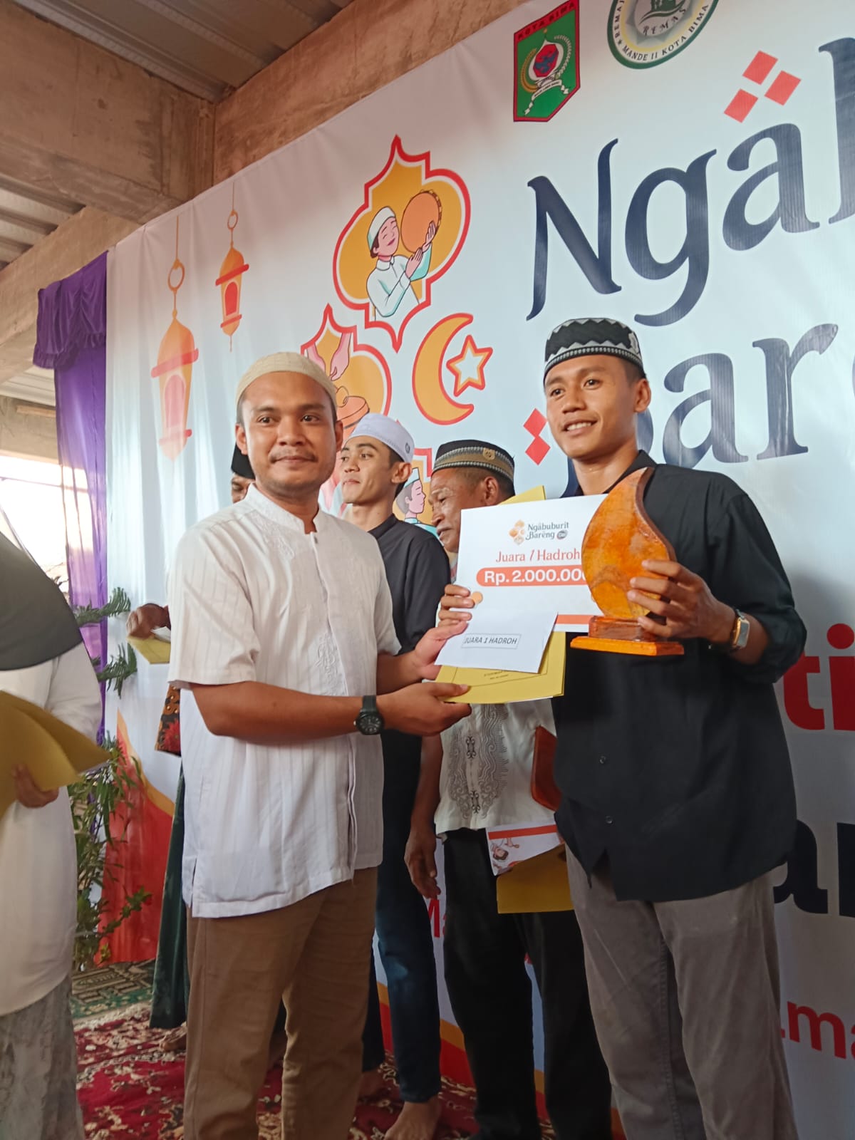 LESTARIKAN BUDAYA: Dalam kegiatan Ngabuburit Bareng Cleo juga diadakan kompetisi bedug dan hadrah.