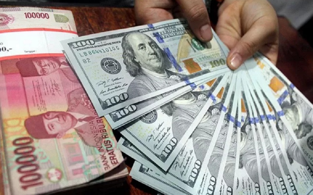 Ilustrasi nilai tukar rupiah.
