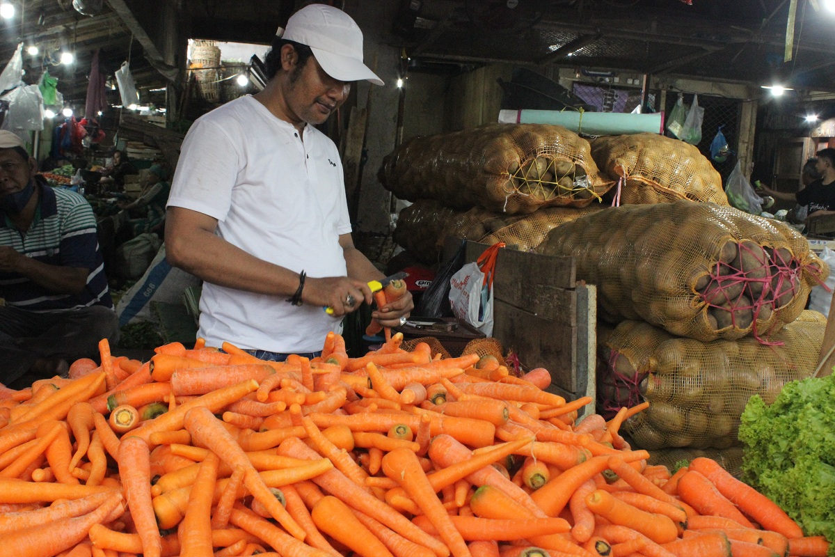 Beberapa komoditas sayur mengalami penurunan produksi di berbagai daerah.