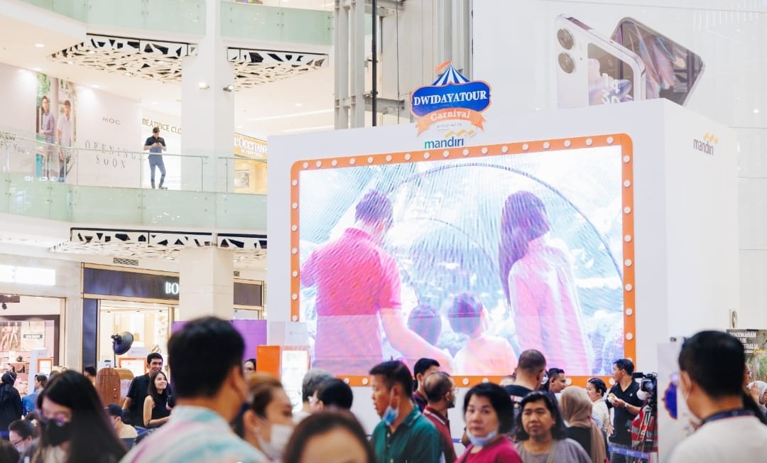 Suasana Pameran Wisata yang digelar oleh Dwidayatour.