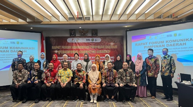 Pertemuan antara SKK Migas, KKKS HCML, dan Pemkab Sumenep dalam rangka koordinasi dan sinkronisasi kegiatan operasi eksplorasi dan eksploitasi minyak dan gas bumi di wilayah Sumenep.