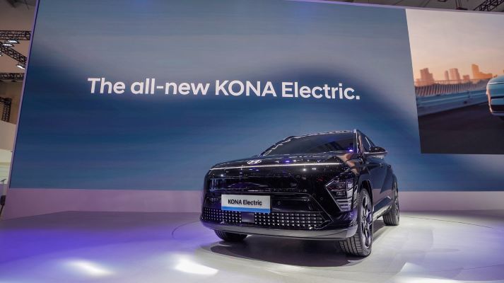 TANGGUH: PT Hyundai Motors Indonesia menjadikan all-new KONA Electric sebagai salah satu model kendaraan unggulannya di GIIAS Surabaya 2024 yang berlangsung hingga 1 September di Grand City Convex.