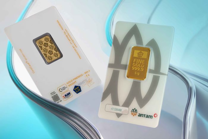 ISTIMEWA: Harga emas Antam pagi ini, Senin, 2 September 2024 pukul 08.30 WIB di posisi yang sama dengan sehari sebelumnnya Rp 1.401.000 per gram.