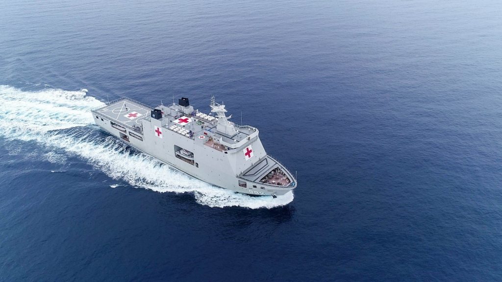 SIAP SIAGA: Kapal Hospital Ship membantu Rumah Sakit KRI dr Radjiman Wedyodiningrat-992