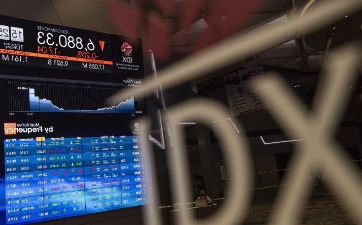 ILUSTRASI: Pergerakan Indeks Harga Saham Gabungan (IHSG) di Bursa Efek Indonesia.