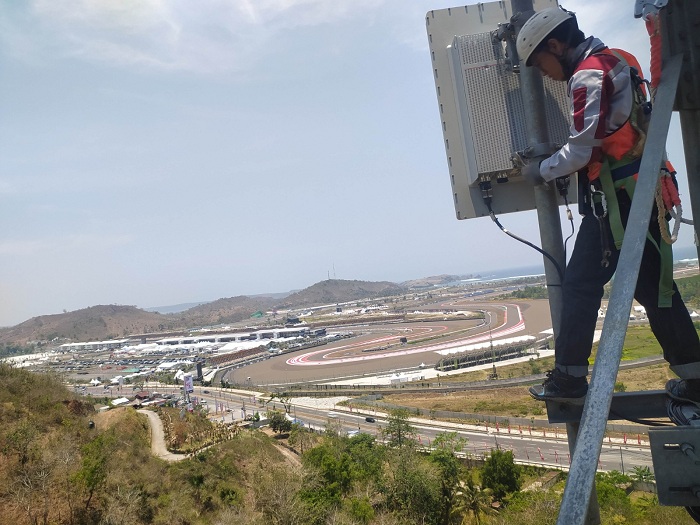 JARINGAN: XL Axiata telah menyiapkan 81 BTS 4G untuk menyukseskan MotoGP 2024 di Sirkuit Mandalika, Kabupaten Lombok Barat, Nusa Tenggara Barat (NTB), 27-29 September 2024.