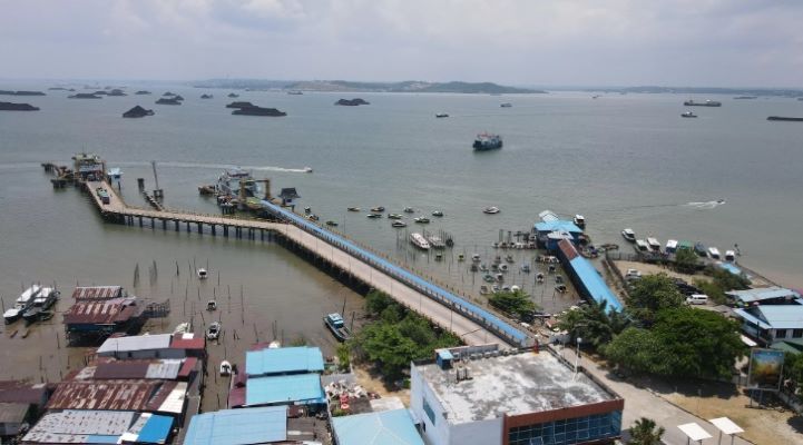 TRANSPORTASI: Pelabuhan Penajam yang dikelola ASDP kini resmi menerapkan e-ticketing mulai Selasa (24/9).