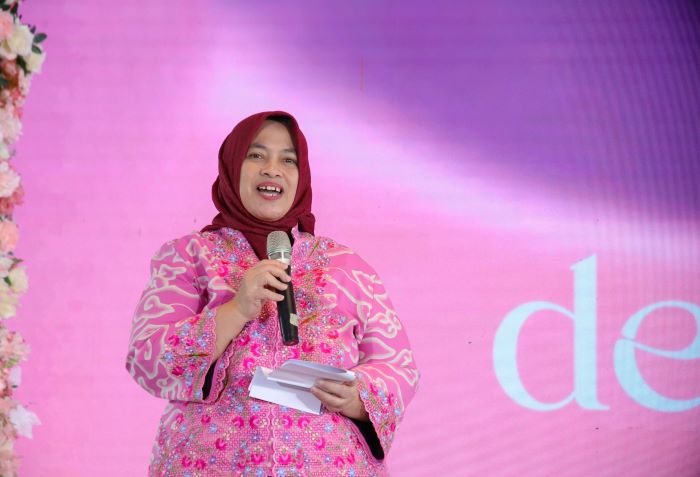 SAMBUTAN: Direktur Jenderal Pengembangan Ekspor Nasional Kemendag Mardyana Listyowati