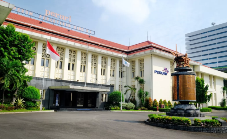 KEPUTUSAN: Tampilan gedung Peruri di masa kini, ditetapkan sebagai cagar budaya oleh Pemprov DKI Jakarta.