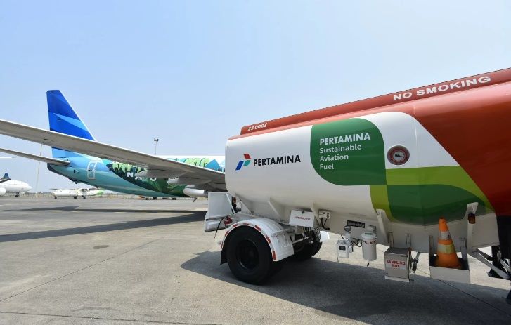 PLAT MERAH: Pertamina mengembangkan teknologi rendah karbon untuk mendukung swasembada energi.