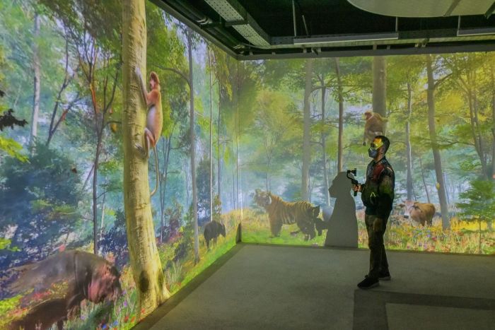 KREATIF: Tunnel TIJ yang akan menjadi pintu masuk ke KBS di sisi selatan, akan dihiasi dengan video mapping tentang margasatwa.