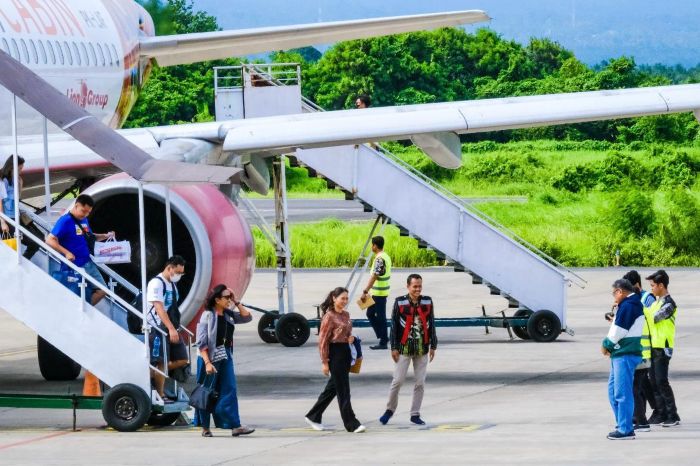 PERJALANAN: Bandara Blimbingsari Banyuwangi siap menyambut kunjungan wisman dan wisnus dalam rangka libur Nataru 2024/2025.