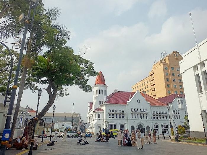 BERSIH: Kawasan kota lama menjadi percontohan penataan utilitas bawah tanah dengan menerapkan sistem ducting.