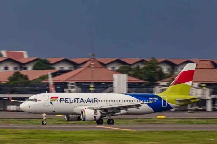 SIAP TERBANG: Pesawat Airbus A320 ke-12 didatangkan Pelita Air pada November 2024.