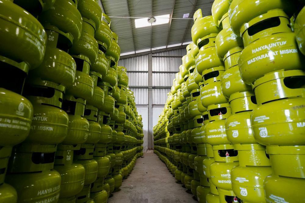 GAS MELON: Pemkot Surabaya dan Pertamina mejamin stok LPG 3 kg di Kota Surabaya aman hingga Ramadan