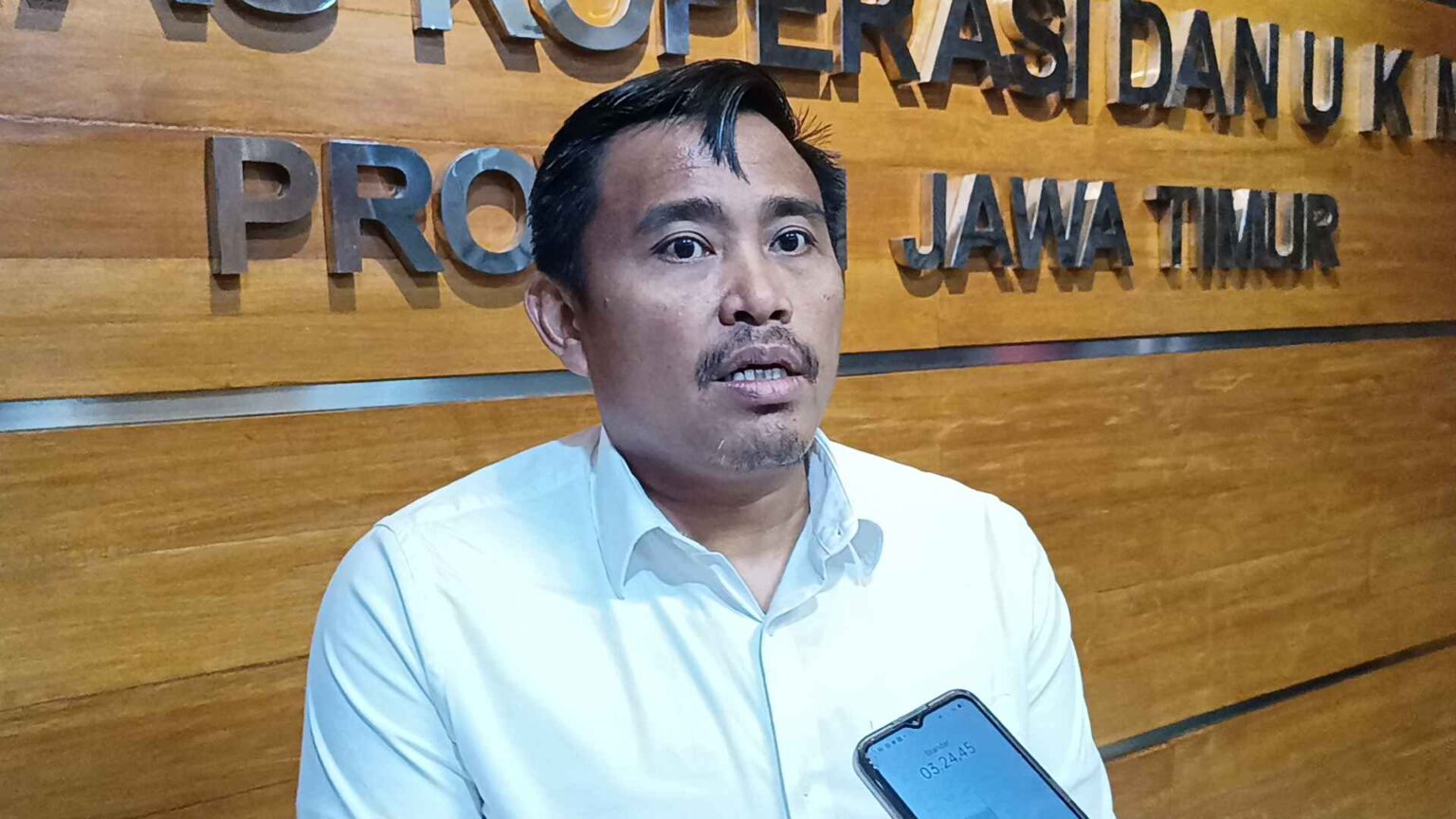 Kepala Diskop dan UKM Jatim Endy Alim Abdi Nusa