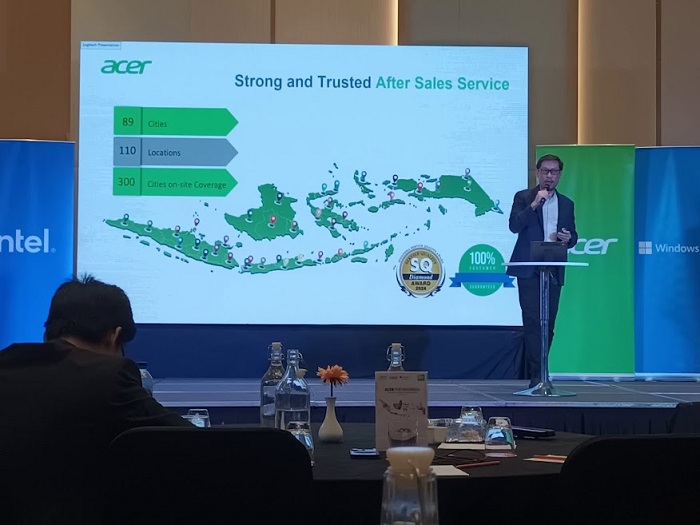 FOKUS: Products & Solutions Director Acer Indonesia Riko Gunawan menjelaskan mengenai langkah perusahaan dalam memperkuat komitmen mendukung transformasi digital.