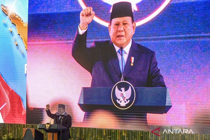JAYA: Presiden Prabowo Subianto meluncurkan BPI Danantara Indonesia di Istana Kepresidenan, Jakarta, Senin (24/2/2025).