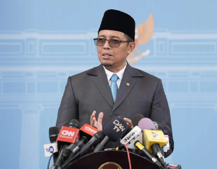 SIAP: Kepala Komunikasi Kepresidenan, Hasan Nasbi di Kompleks Istana Kepresidenan, Jakarta, Senin (24/2/2025).