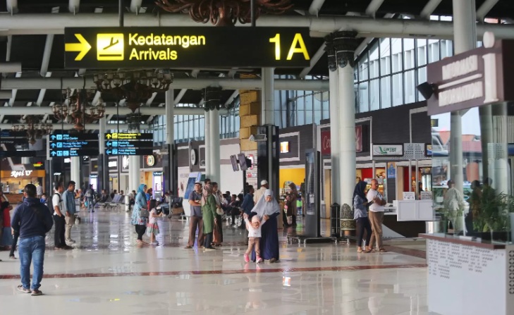 LONGGAR: Suasana Terminal 1 Bandara Soekarno Hatta (Soetta) Tangerang yang akan difokuskan untuk penerbangan domestik LCC.