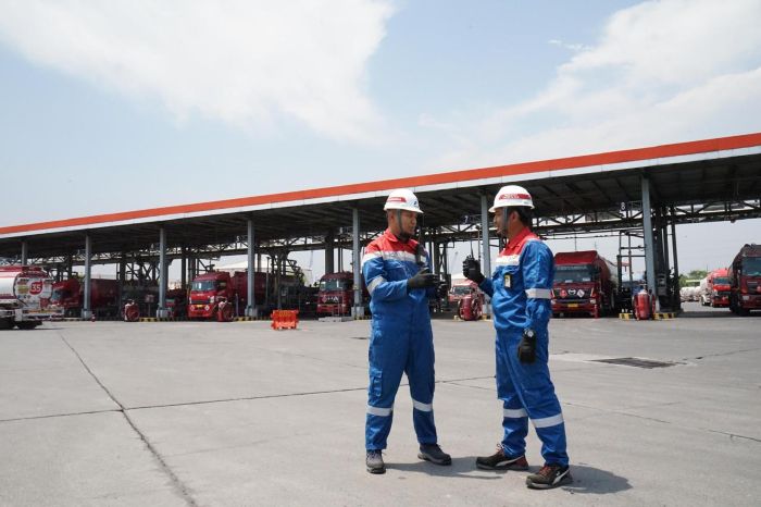 SIAP SIAGA: Selama Ramadan dan Idulfitri2025, Pertamina tetap standby di lokasi untuk memastikan penyaluran BBM dan LPG lancar.