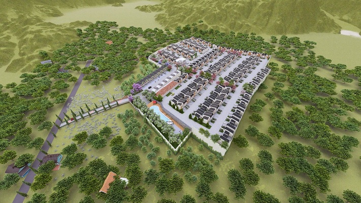 HIJAU: Developer properti kenamaan, KadarLand menghadirkan project terbaru, Puri Bengawan yang berlokasi di Wajak, Malang.