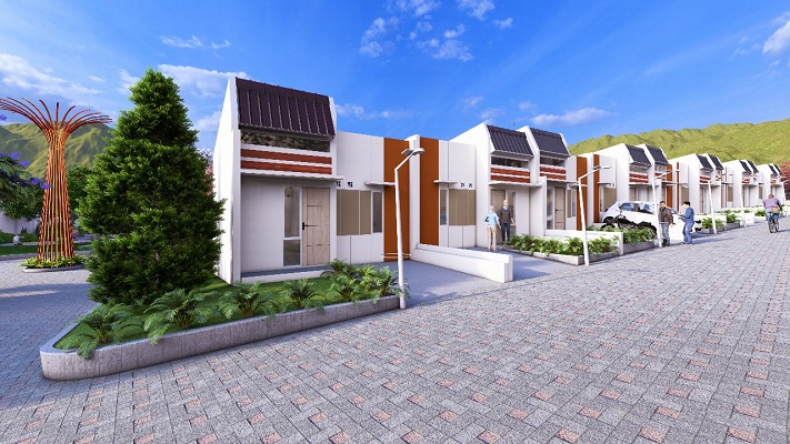 NYAMAN: Puri Bengawan mengangkat konsep modern dan nyaman dengan fasilitas kolam renang, taman, dan desain rumah yang stylish.