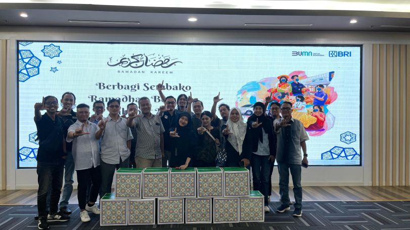 KERJA SAMA: Buka Bersama awak media digelar BRI RO Surabaya di di Ruang BRImo, Plaza BRI, Surabaya, (Rabu (26/3/2025).