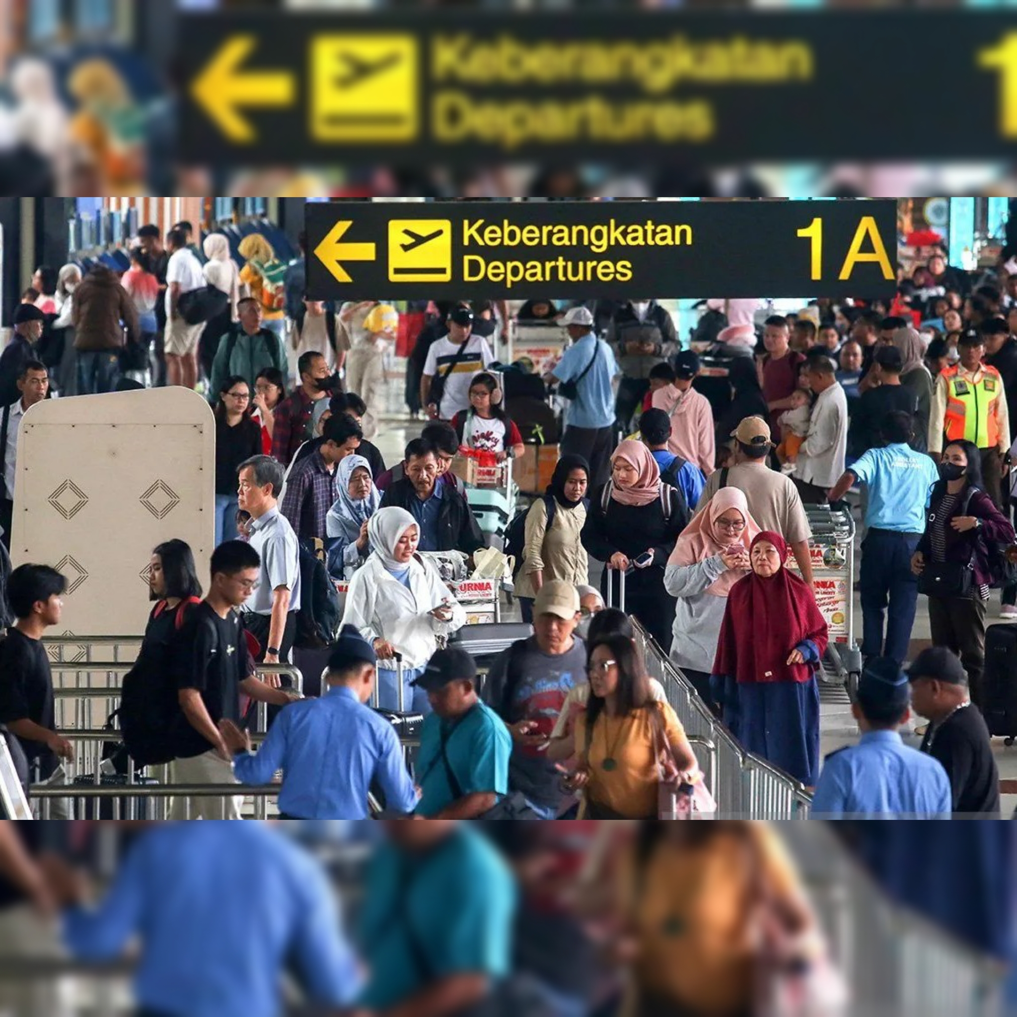 RAMAI: InJourney memprediksi puncak arus balik Angkutan Lebaran 2025 terjadi pada 7 April 2025.
