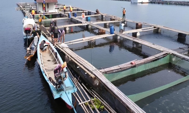AIR TAWAR: Pemerintah akan membangun 20 ribu hektare tambak ikan untuk mendukung kecukupan pangan.