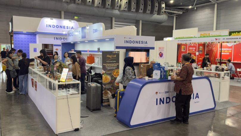 NUSANTARA: Paviliun Indonesia di Pameran Food and Hotel Asia (FHA) 2025 di Singapore Expo, Singapura pada 8&mdash;11 April 2025.