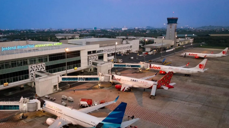SIAP-SIAP: Bandara Jenderal Ahmad Yani Semarang menjadi satu dari tiga bandara yang kembali bisa melayani rute internasional.
