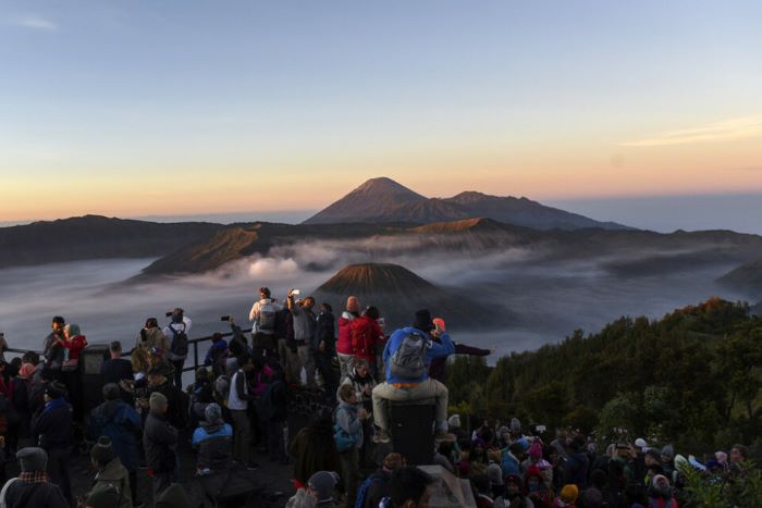 EKSOTIK: Kawasan objek wisata andalan Provinsi Jatim, Bromo Tengger Semeru, gencar dipasarkan di Macau International Travel Expo (MITE) 2025