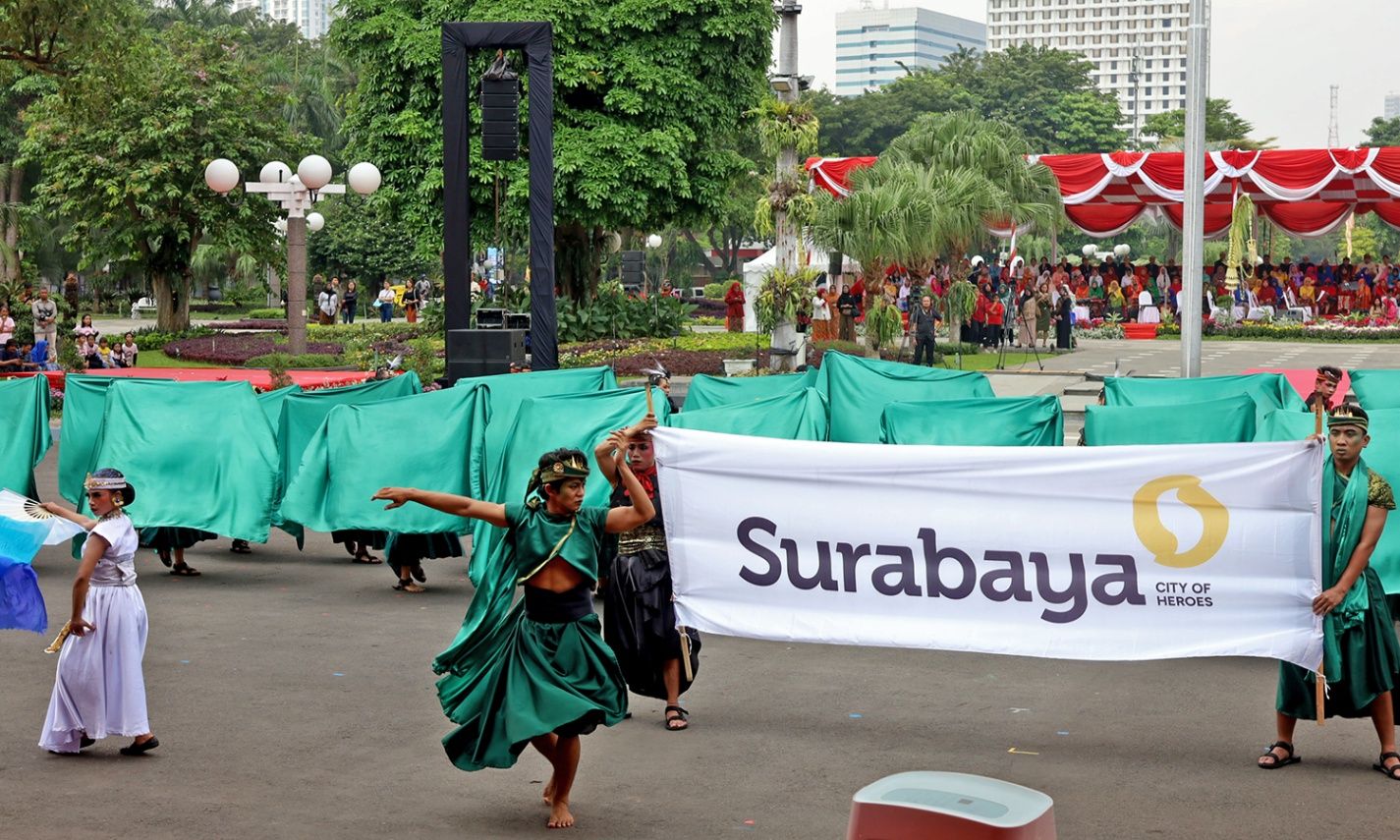 RESMI: Peluncuran identitas visual baru Kota Surabaya yaitu Surabaya City of Heroes bertepatan dengan puncak perayaan HJKS ke-732 pada 31 Mei 2025.