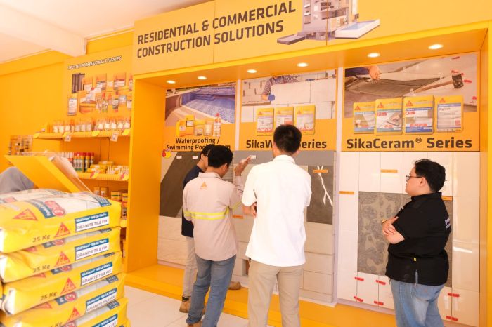 DEKAT: Sika Indonesia membuka Sika Pro Center pertamanya di Surabaya, Rabu (11/6). Fasilitas ini menjadi outlet keempat di Indonesia dan yang pertama di wilayah Jawa Timur.
